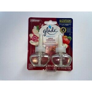 Glade PlugIns Scented Oil Refills - Apple Cinnamon , Pack of 2 Refills